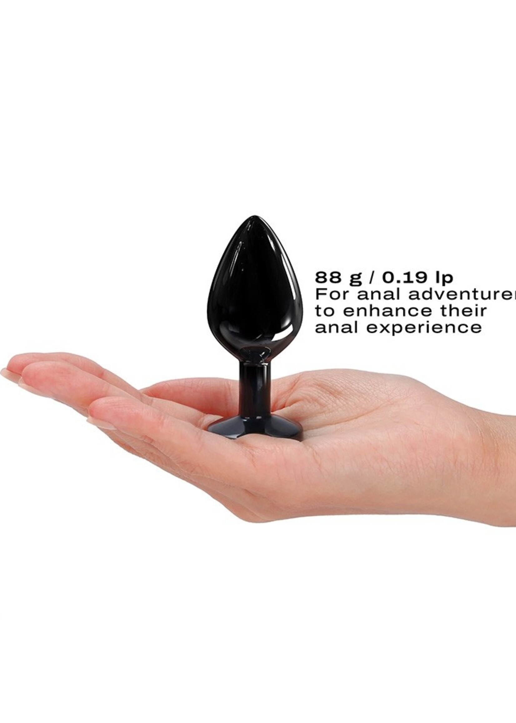 Dorcel Diamond Plug Maat M – Anale plug Ø3,4 x 8,3 cm met temperatuureffect