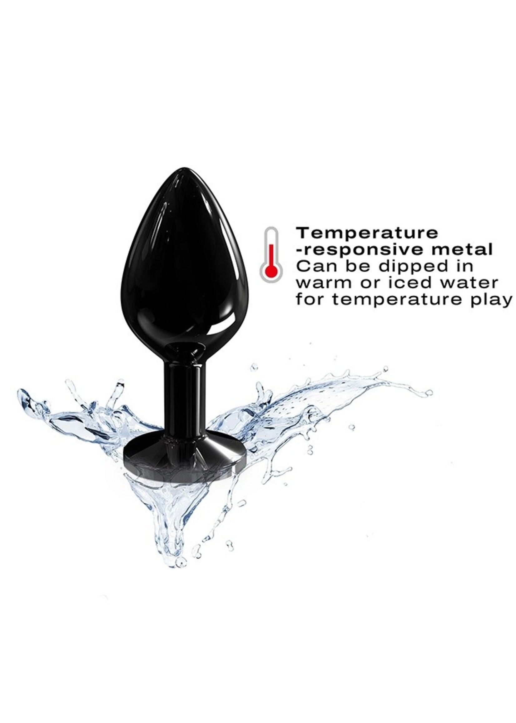 Dorcel Diamond Plug Größe M – Analplug Ø3,4 x 8,3 cm mit Temperatureffekt