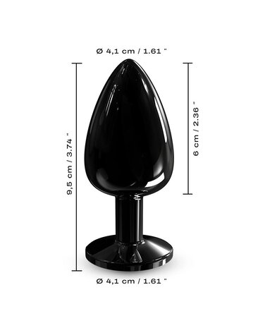 Dorcel Diamond Plug - Taille L - Plug anal luxueux en métal pour un plaisir intense