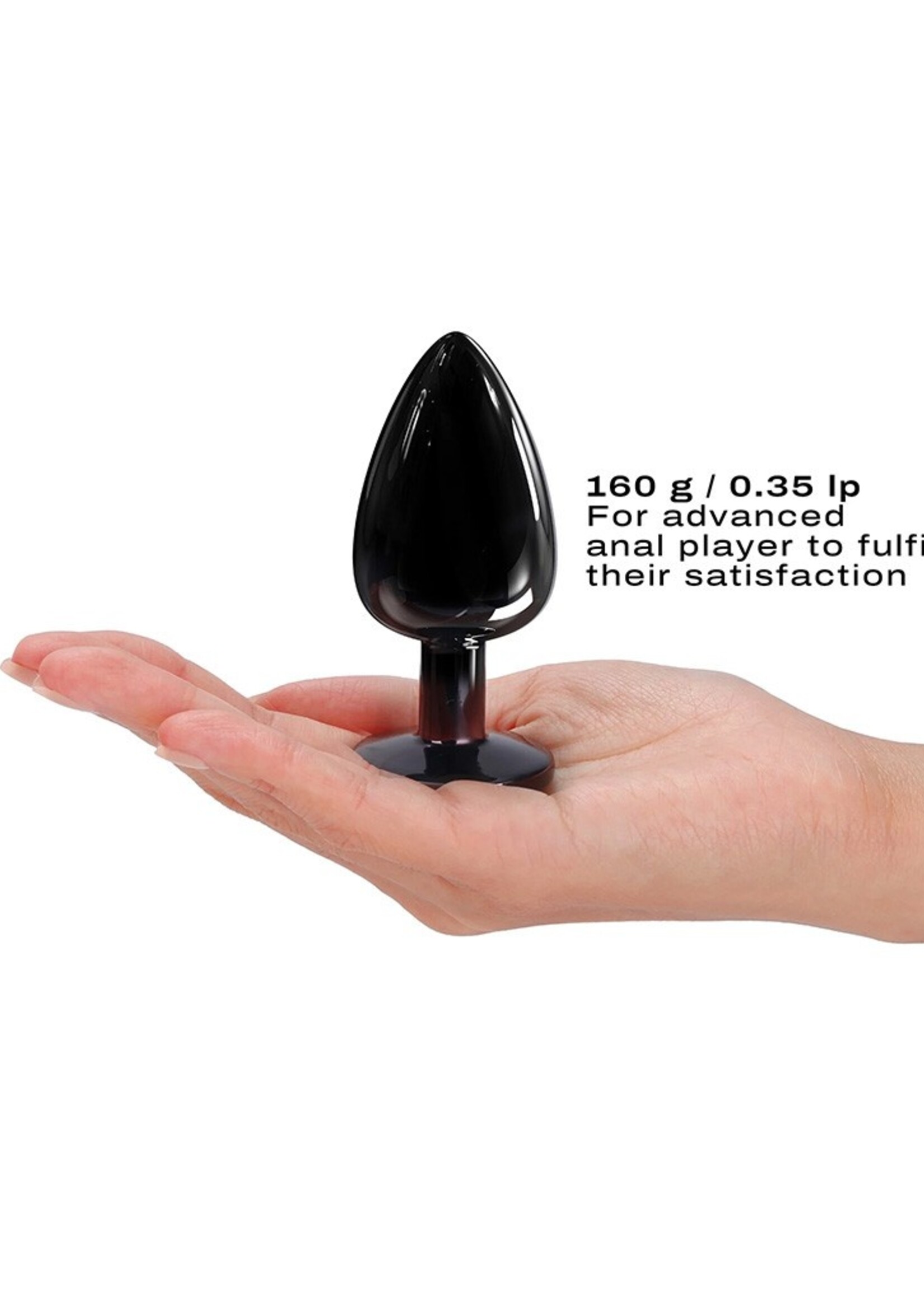Dorcel Diamond Plug - Taille L - Plug anal luxueux en métal pour un plaisir intense
