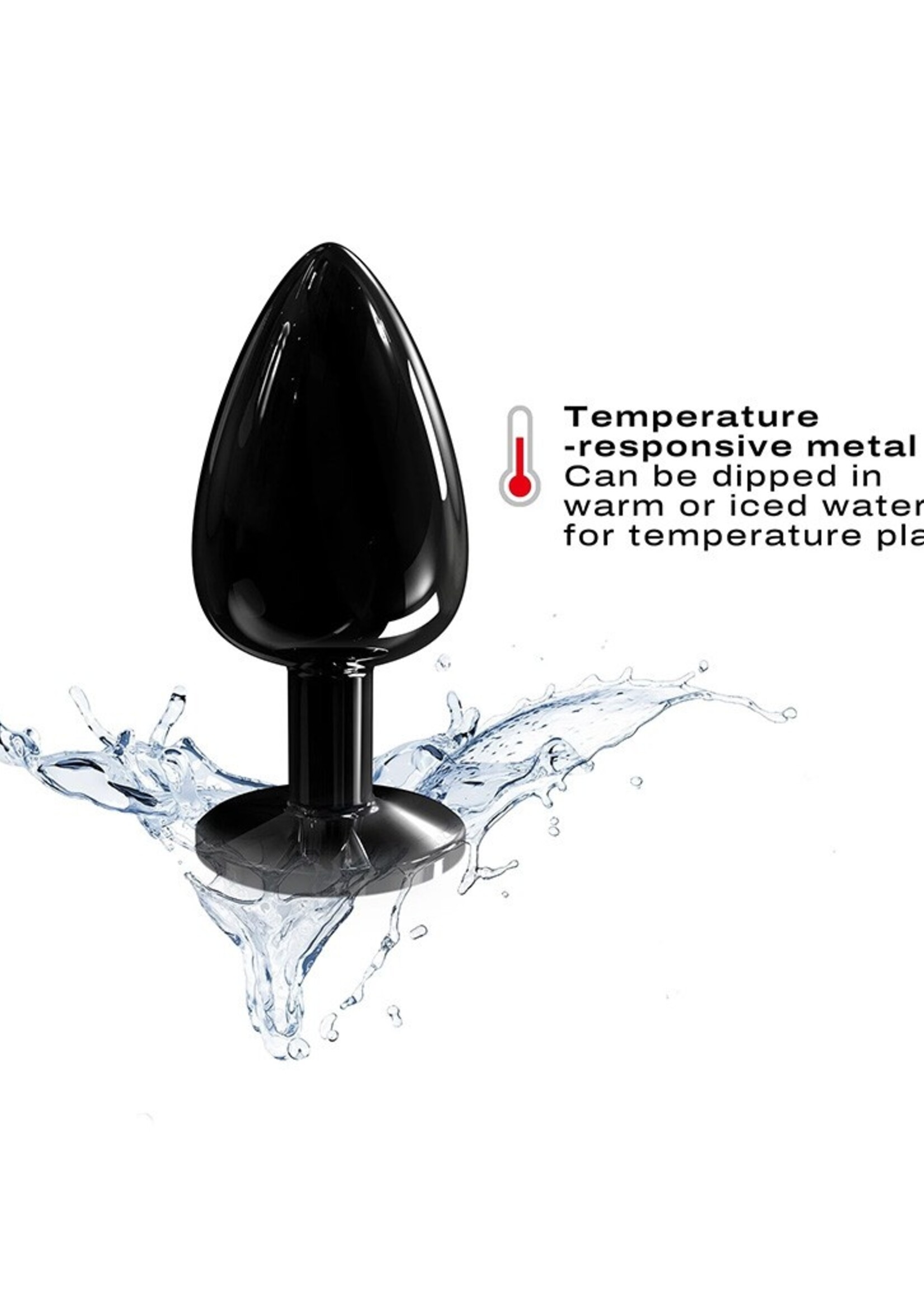 Dorcel Diamond Plug Maat L – Anale plug Ø4,1 x 9,5 cm met temperatuureffect