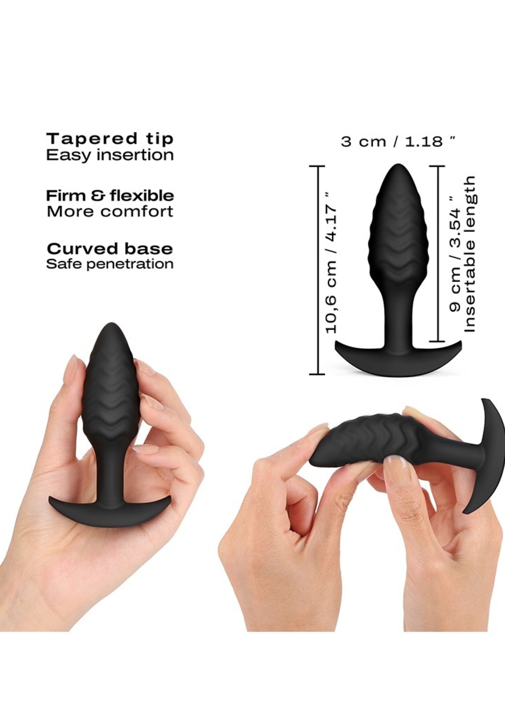 Dorcel Wavy Plug – anale plug 10,6 cm Ø3 cm