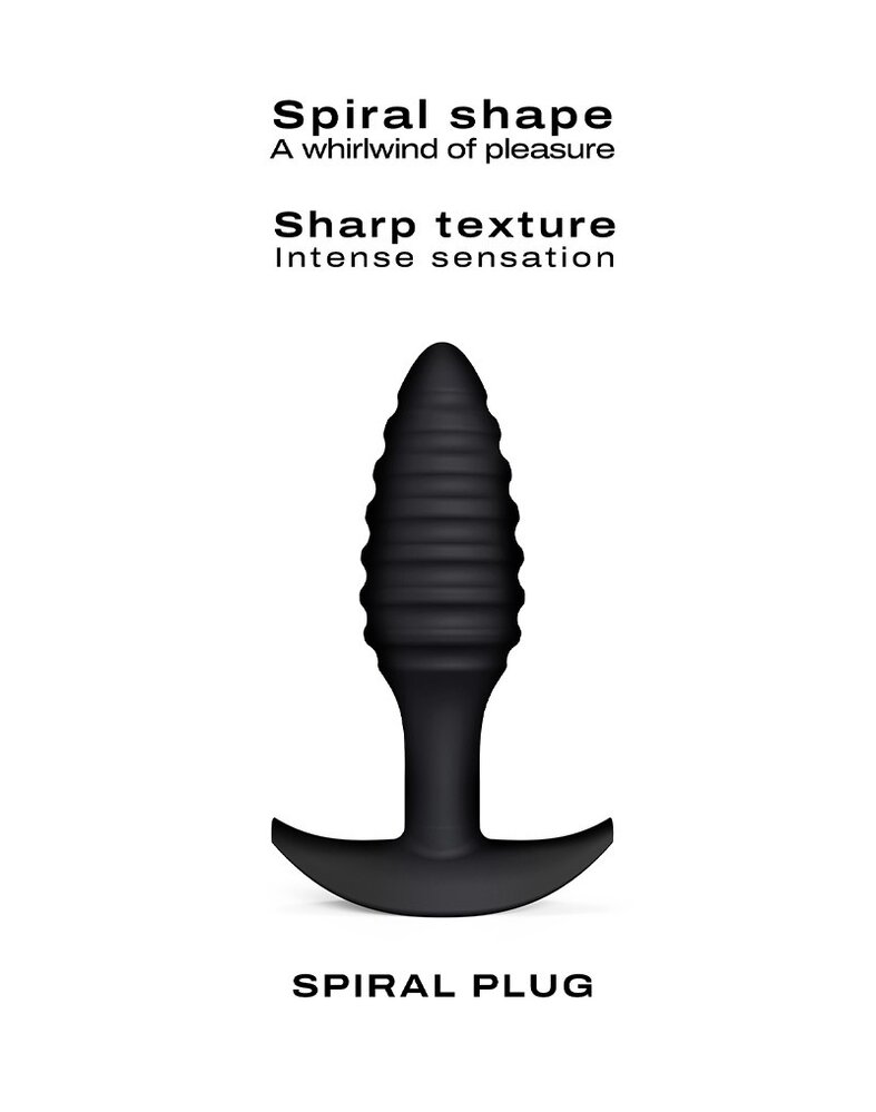 Dorcel Dorcel Spiral Plug – plug anal en silicone avec stimulation en spirale et base sécurisée