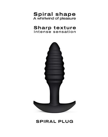 Dorcel Spiraalvormige anaalplug – anaalplug 10,6 cm Ø3 cm