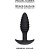 Dorcel Spiral Plug – plug anal en silicone avec stimulation en spirale et base sécurisée
