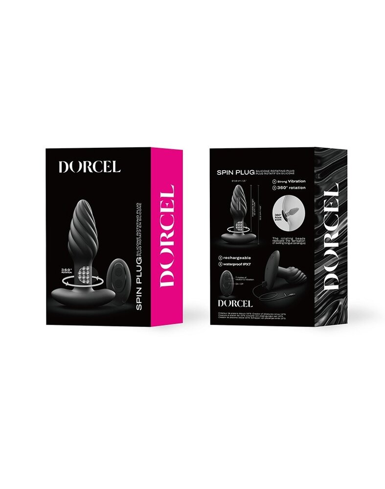 Dorcel Spin Plug – plug rotatif avec 7 modes de vibrations