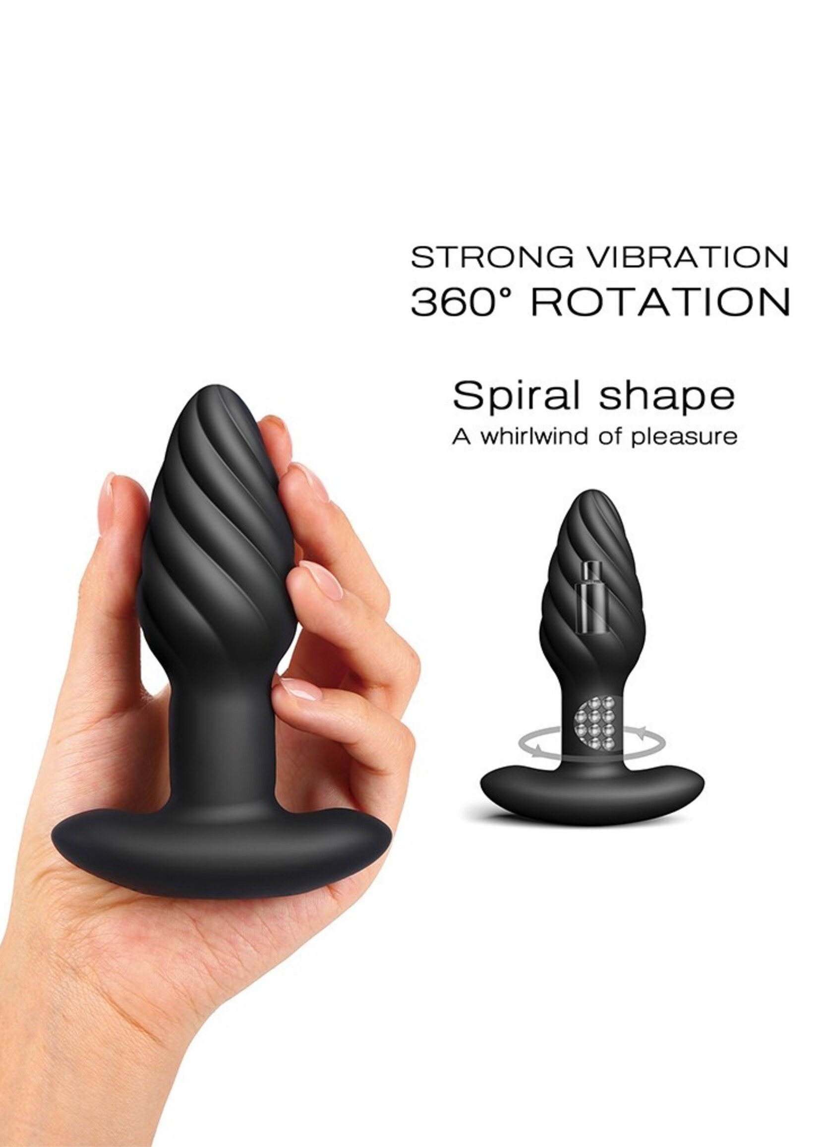 Dorcel Spin Plug – Analvibrator 12,2 cm Ø3,8 cm