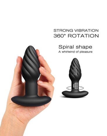 Dorcel Dorcel Spin Plug – Analvibrator 12,2 cm Ø3,8 cm