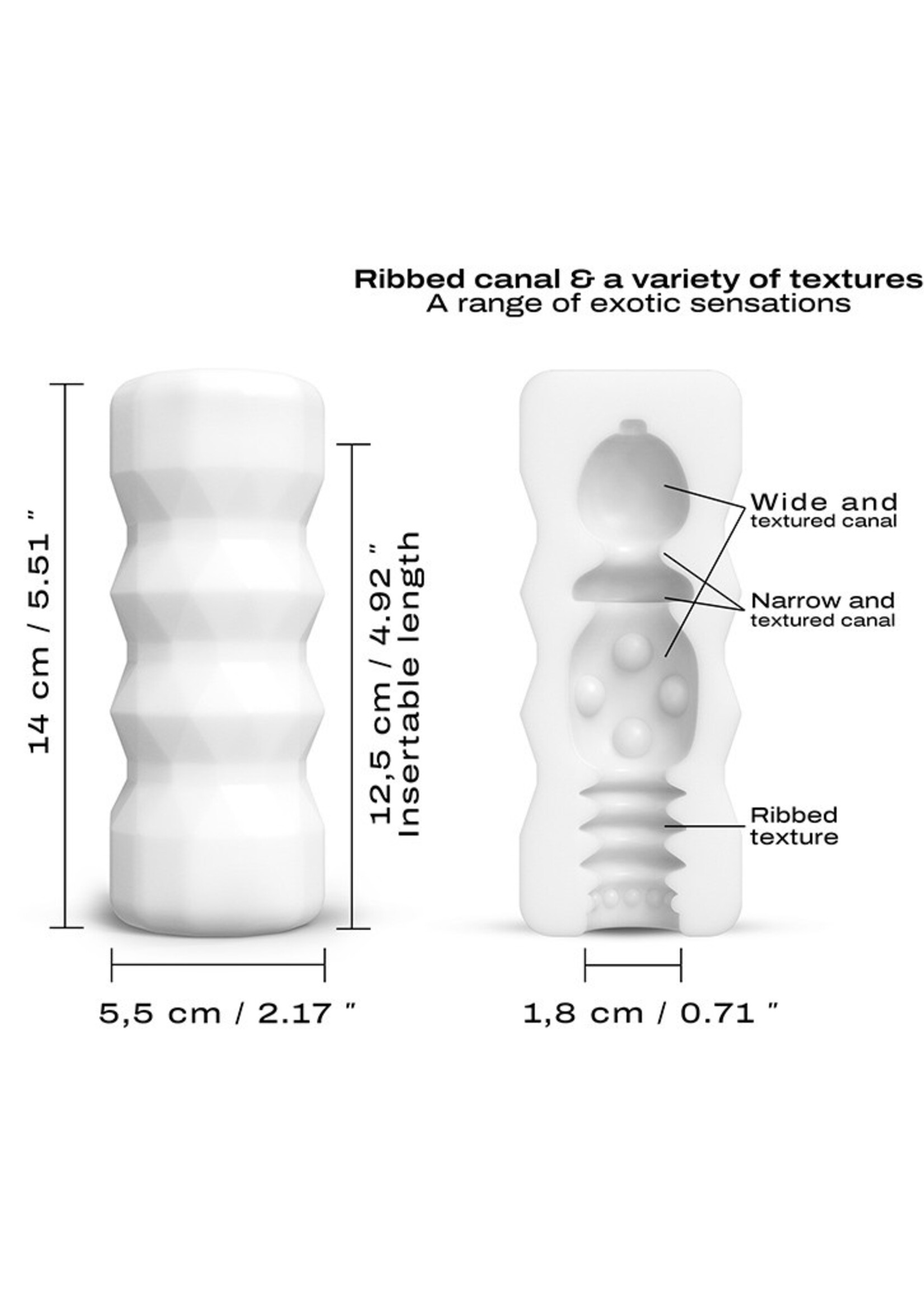 Dorcel Texturierter Masturbator Cup – Masturbator