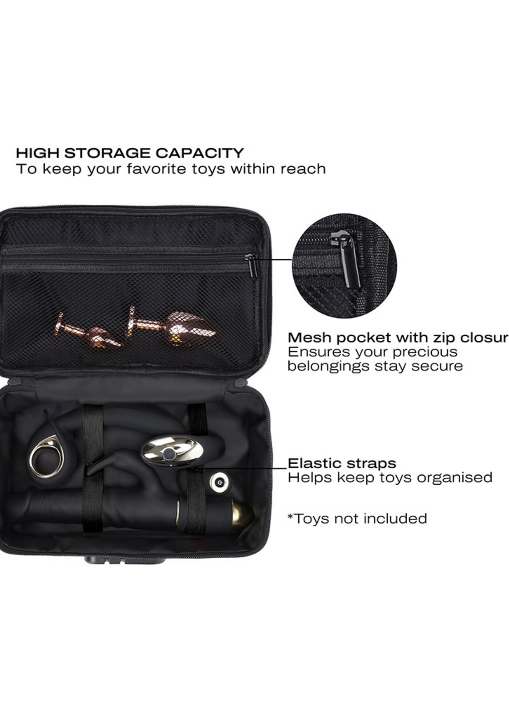 Dorcel Discreet Box Luxury – Rangement élégant et sécurisé pour jouets