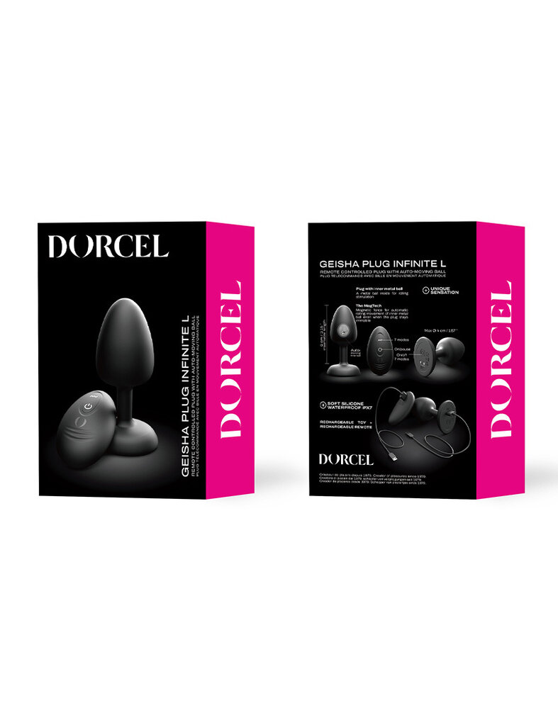 Dorcel Geisha Plug Infinite L – anale vibrator