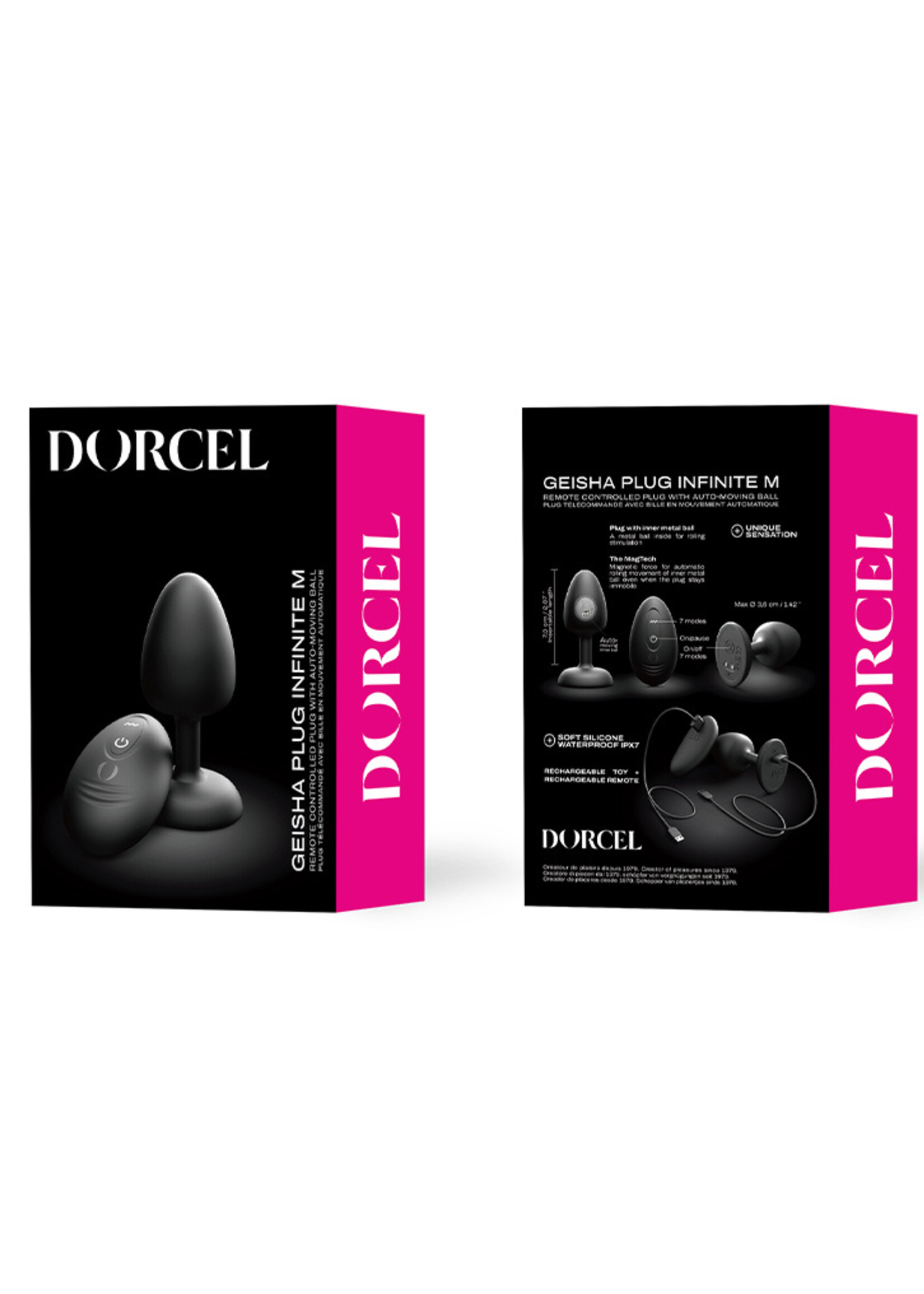 Dorcel Geisha Plug Infinite M – joie de mouvement magnétique