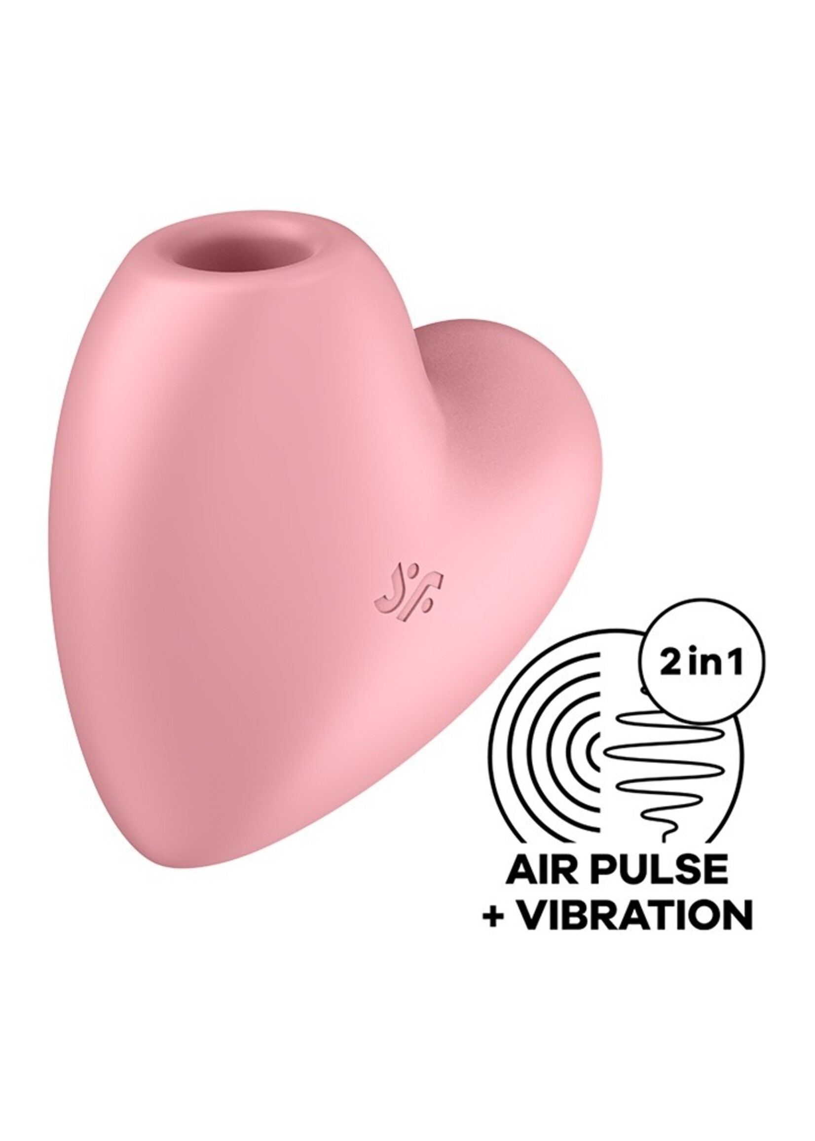 Satisfyer Cutie Heart - Vibromasseur Air Pulse - Rose
