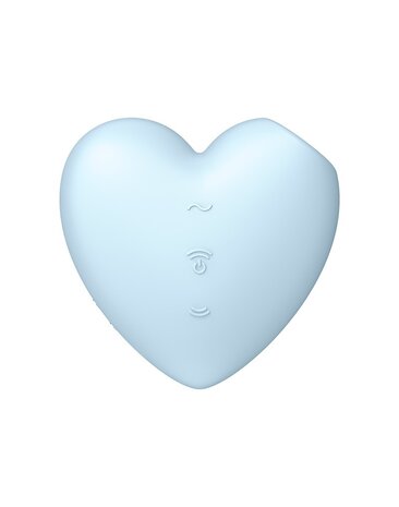 Satisfyer Cutie Heart - Blauw - Drukgolf vibrator