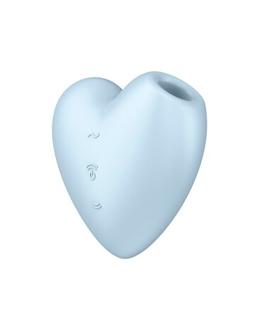 Satisfyer Satisfyer - Cutie Heart - Air Pulse Vibrator - Blue Satisfyer Satisfyer - Cutie Heart - Air Pulse Vibrator - Blue