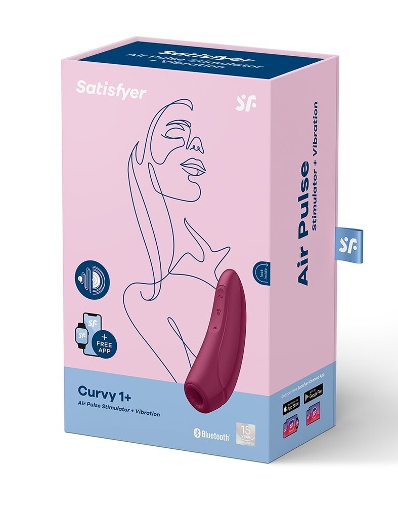Satisfyer Curvy 1+ – Druckwellenvibrator mit App-Steuerung