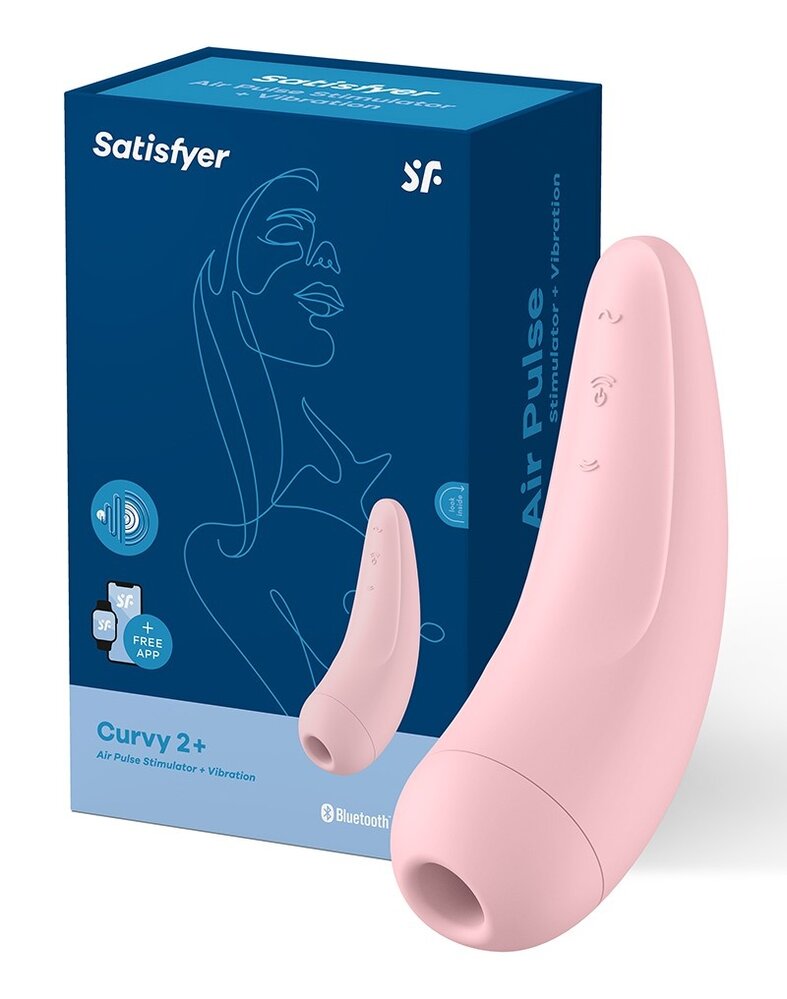 Satisfyer Curvy 2+ – Druckwellenvibrator mit App-Steuerung