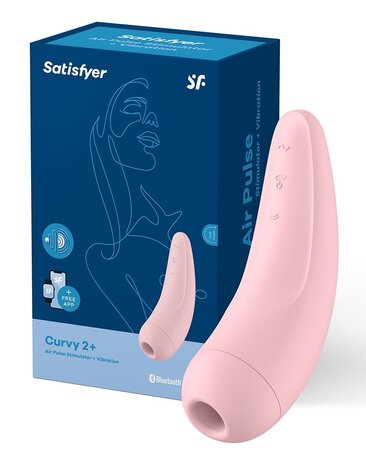Satisfyer Curvy 2+ – Druckwellenvibrator mit App-Steuerung