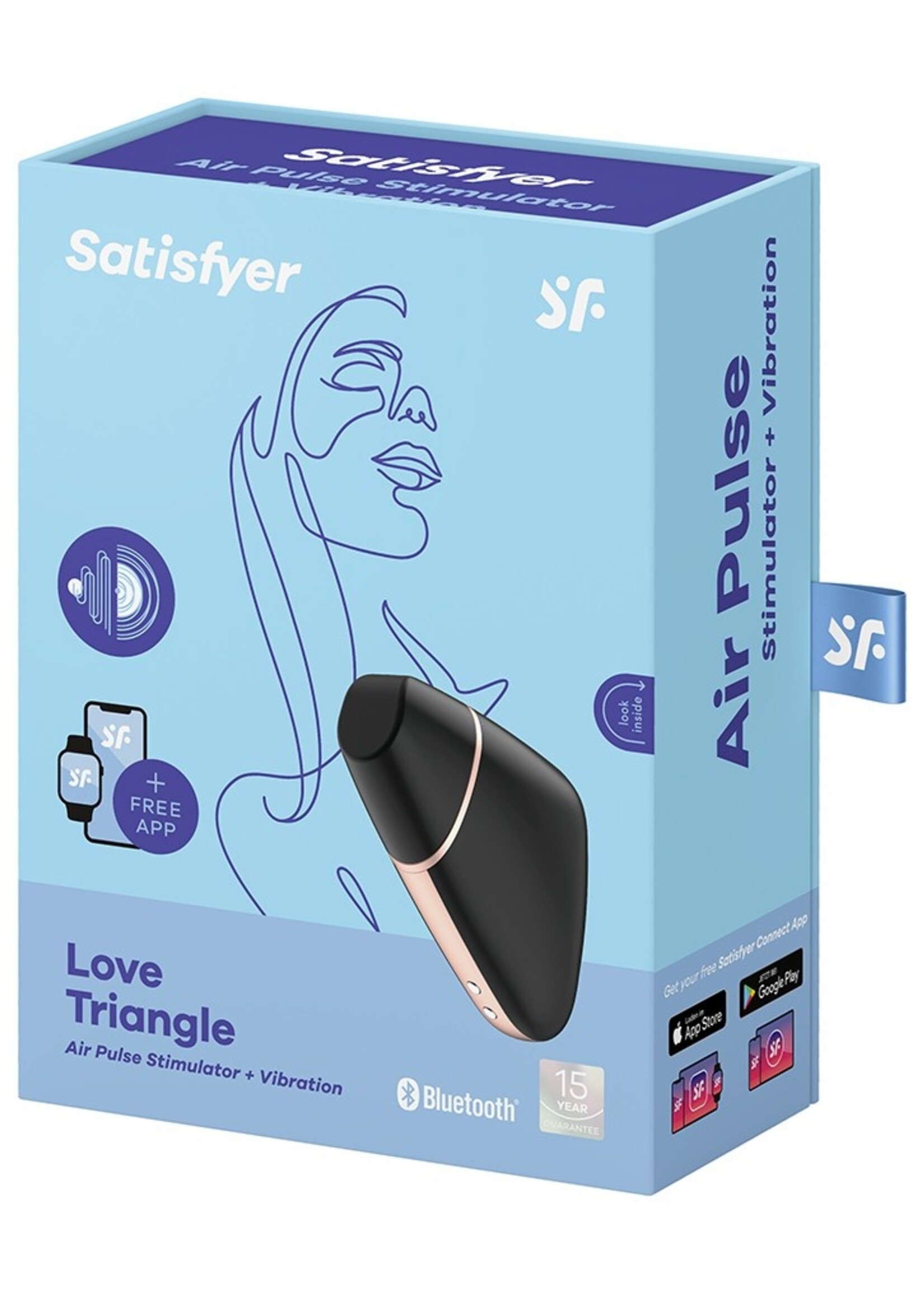 Satisfyer Love Triangle – Druckwellenvibrator mit App-Steuerung