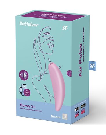 Satisfyer Curvy 3+ – Druckwellenvibrator mit App-Steuerung