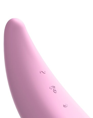 Satisfyer Curvy 3+ – Vibrator met drukgolven en app-bediening Satisfyer Curvy 3+ – Vibrator met drukgolven en app-bediening