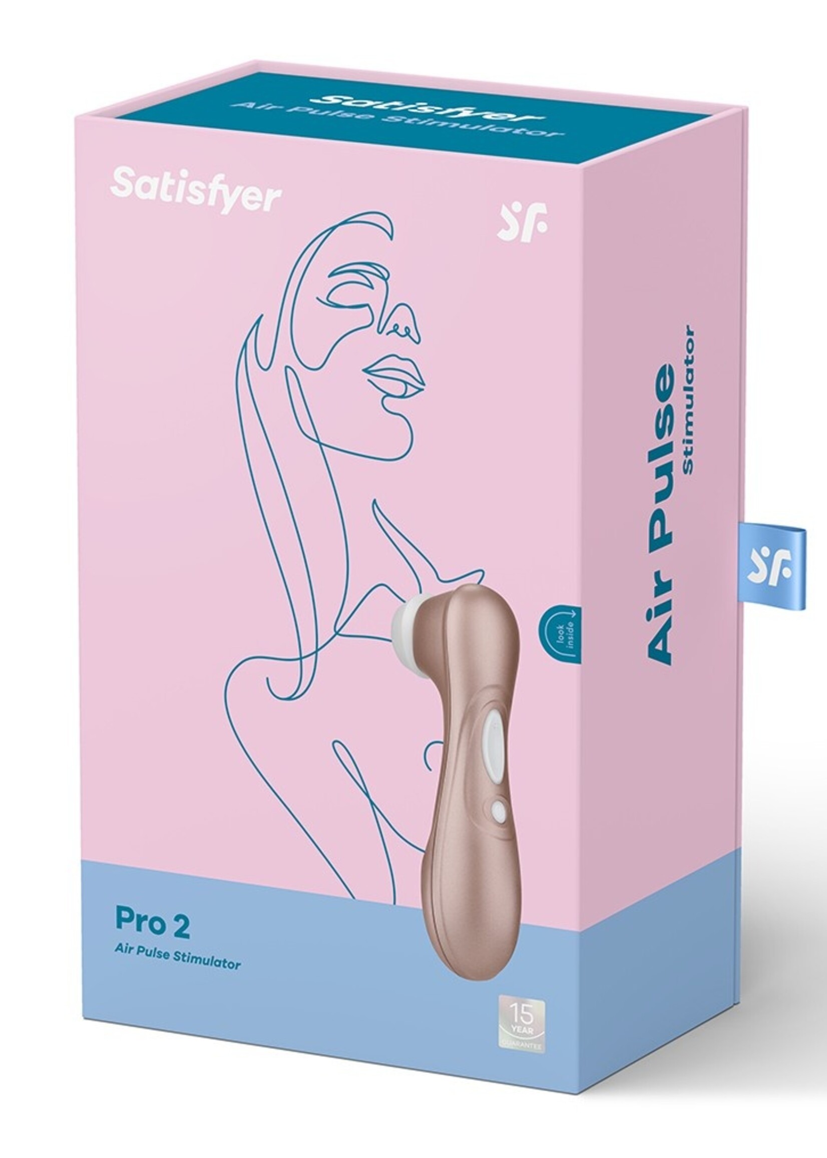 Satisfyer Pro 2 Generation 2 - Vibromasseur Air Pulse - Or rose