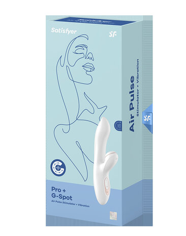 Satisfyer Pro+ G-Spot Rabbit – Vibrator met drukgolfstimulatie