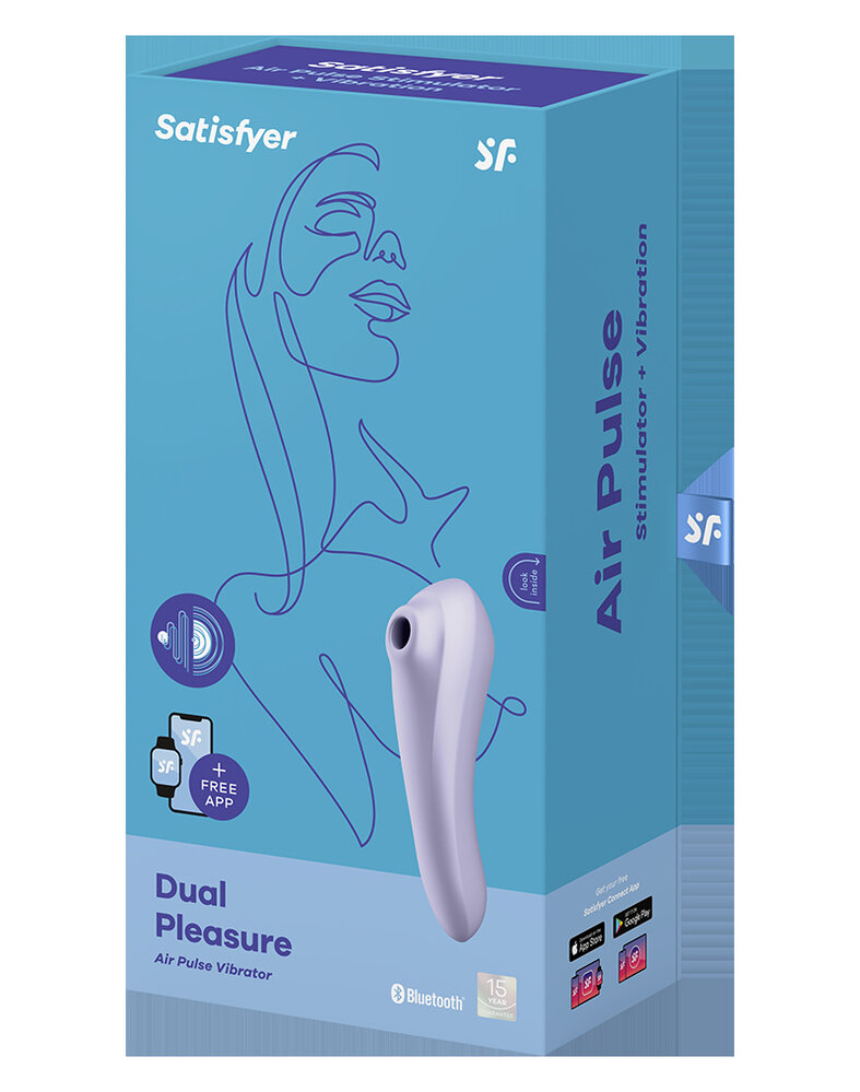 Satisfyer Dual Pleasure Mauve – Multi Vibrator mit App-Steuerung
