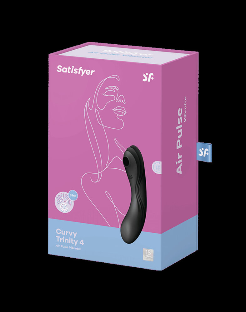 Satisfyer Satisfyer - Curvy Trinity 4 - 3-in-1 Vibrator - Schwarz