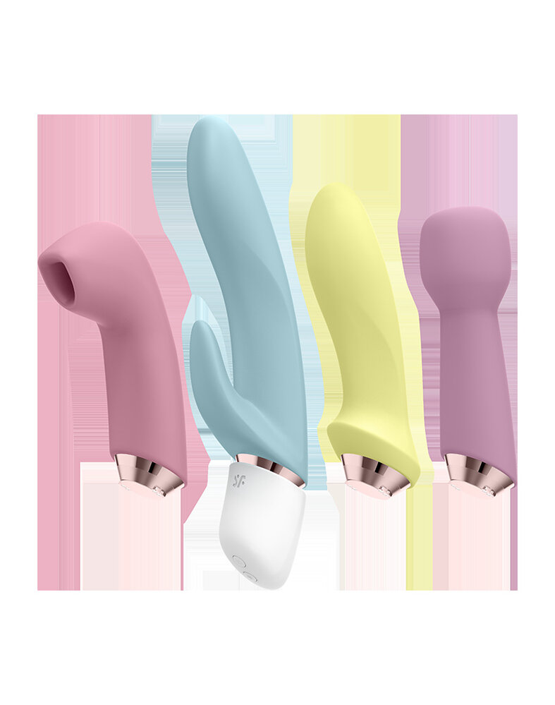Satisfyer Satisfyer - Marvelous Four - Ensemble de Air Pulse + Vibromasseur - Multicolore