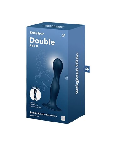 Satisfyer Double Ball-R - Bleu foncé