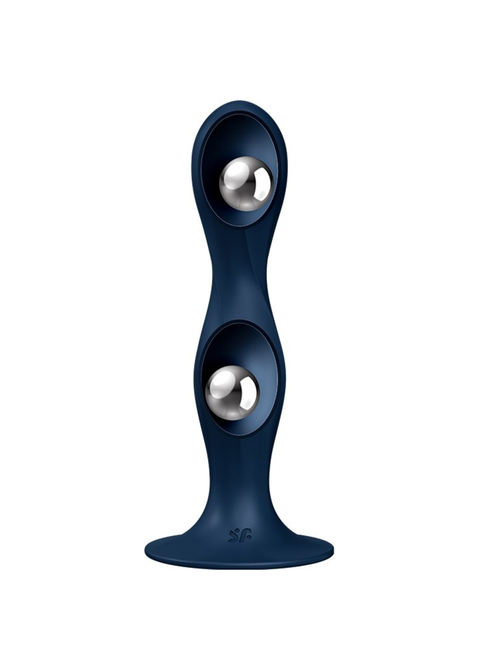 Satisfyer Double Ball-R - Bleu foncé