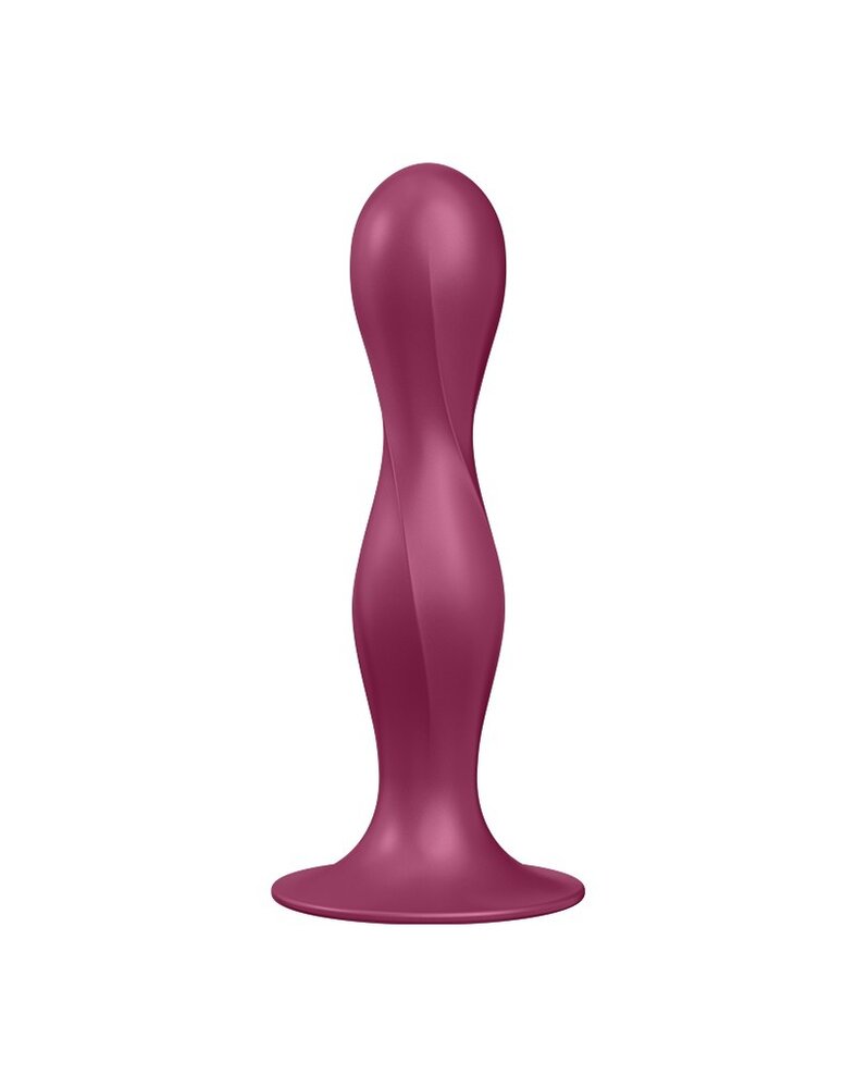 Satisfyer Double Ball-R Rot – Anal Dildo 17,9 cm Ø4 cm mit Gewichtskugeln