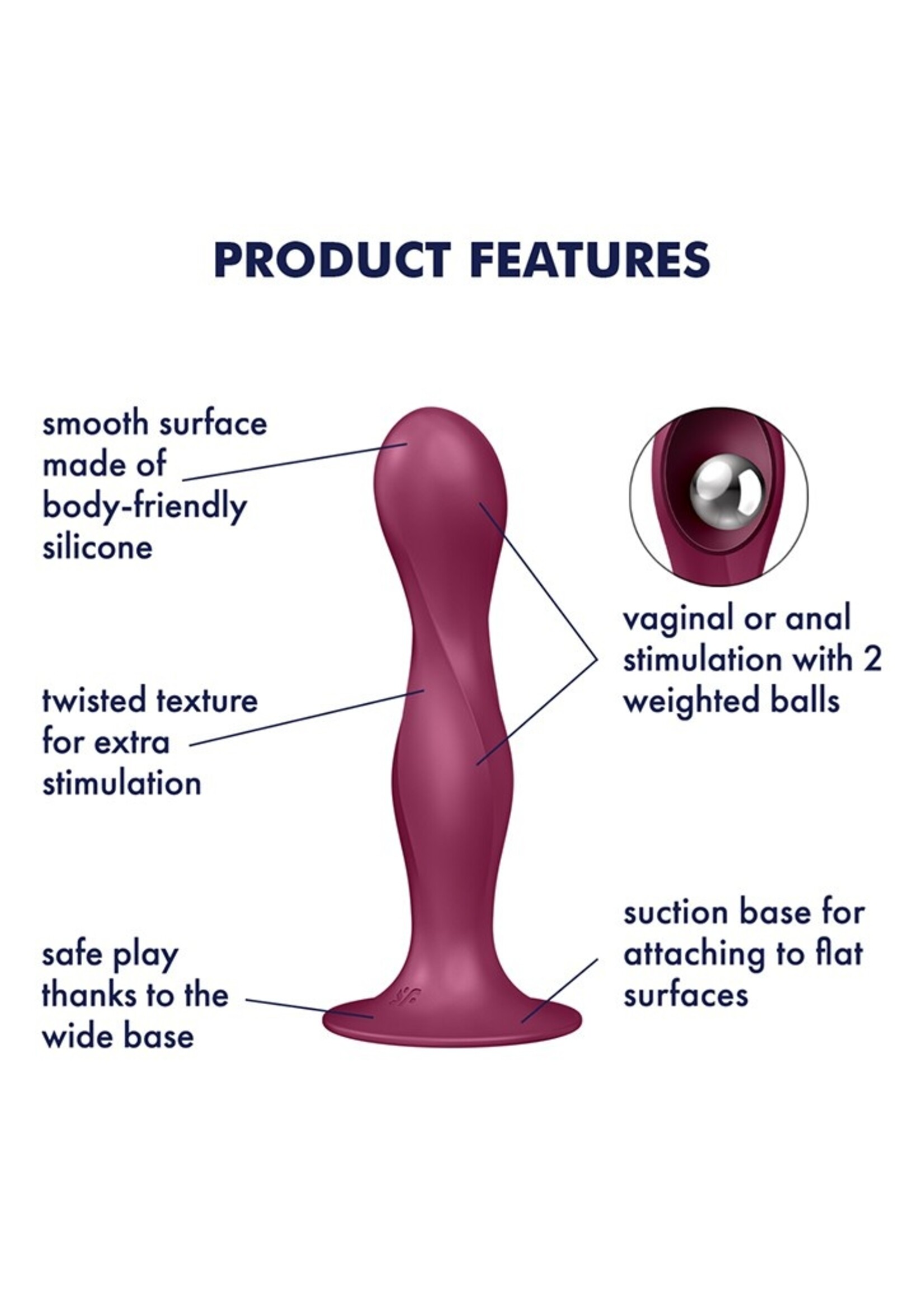 Satisfyer Double Ball-R - Red