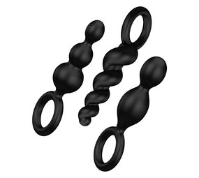 Satisfyer Booty Call - Black (set of 3) Satisfyer Booty Call - Black (set of 3)