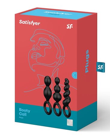 Satisfyer Booty Call Black (set of 3)