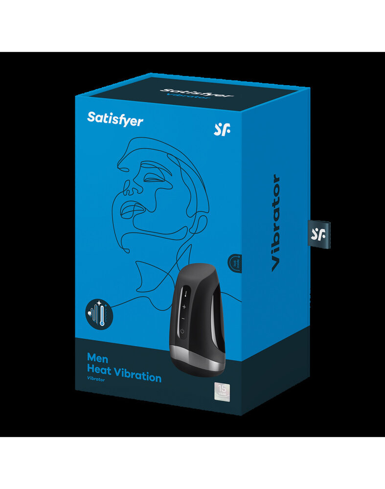 Satisfyer Masturbator met verwarmingsfunctie voor mannen