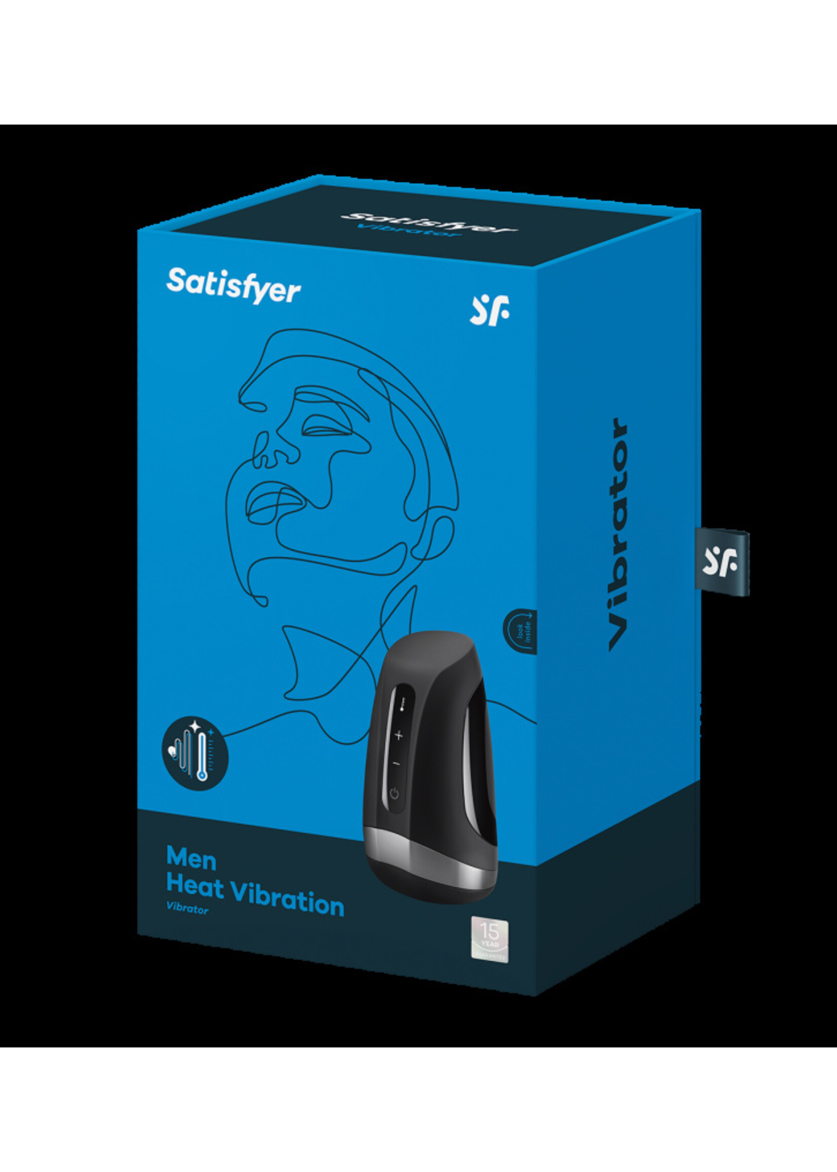 Satisfyer Men Heat Vibration – Masturbator mit Wärmefunktion