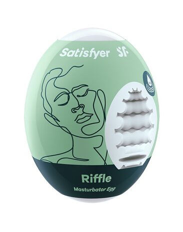 Satisfyer Riffle – masturbator ei mit Rillenstruktur Satisfyer Riffle – masturbator ei mit Rillenstruktur