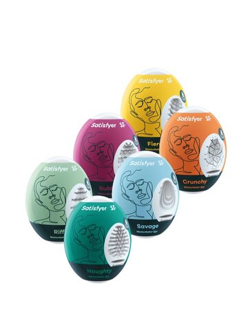 Satisfyer Ensemble d'oeufs masturbateur (6 pièces)