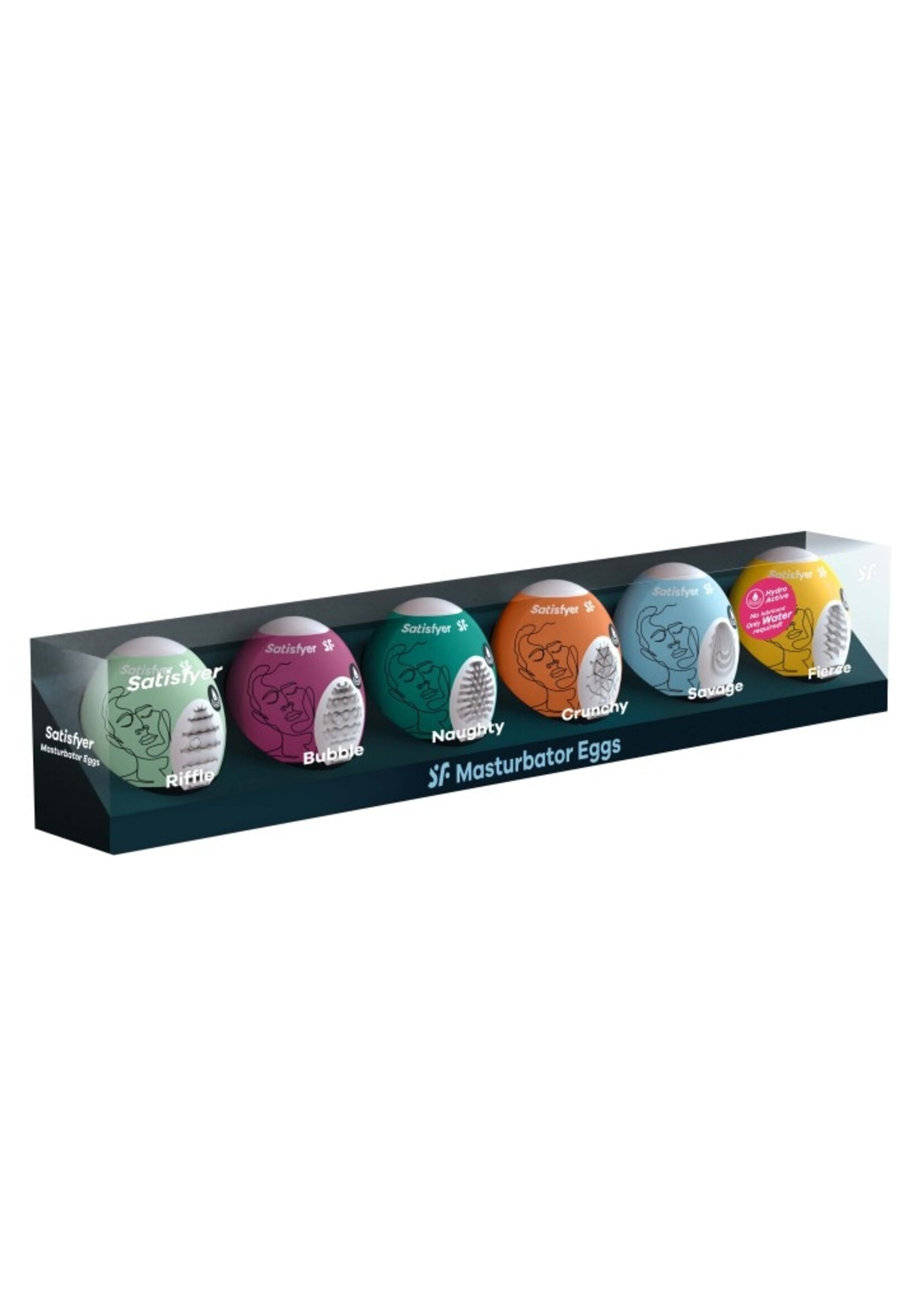 Satisfyer Masturbatie-eierenset (6 stuks) – Mini-masturbatieset