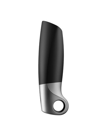 Satisfyer Power Masturbator (avec contrôle par application) - Masturbateur - Noir & Argent