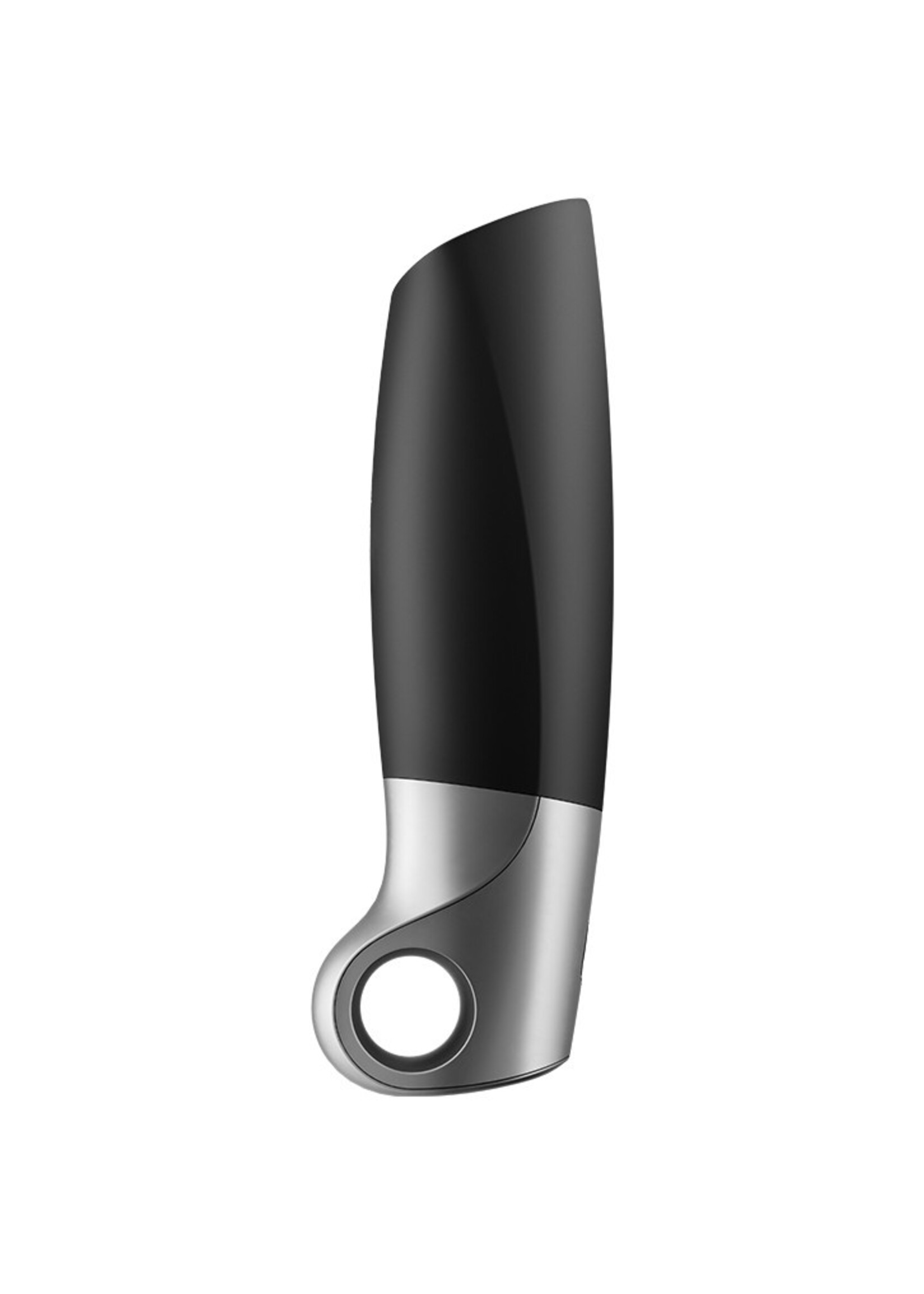 Satisfyer Power Masturbator (avec contrôle par application) - Masturbateur - Noir & Argent