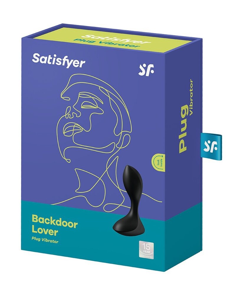Satisfyer Backdoor Lover - Vibromasseur Anal - Noir