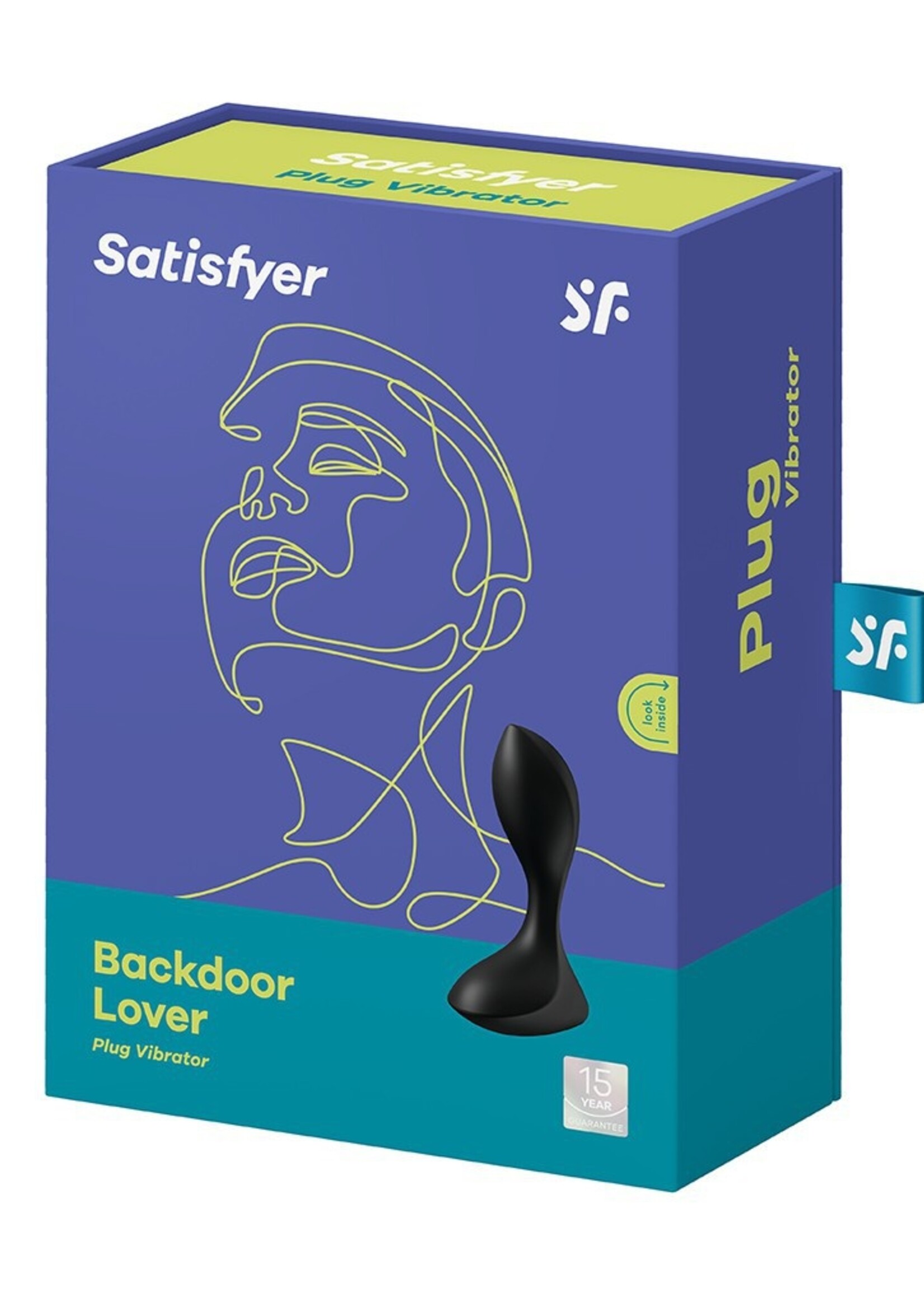 Satisfyer Backdoor Lover - Vibromasseur Anal - Noir