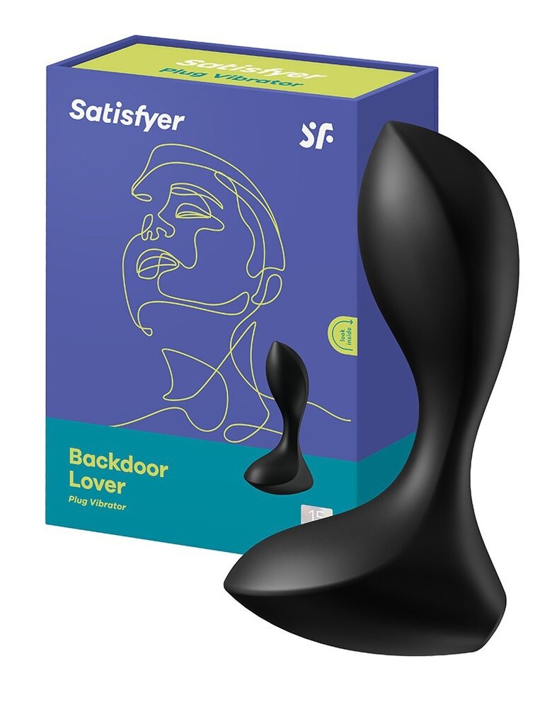 Satisfyer Satisfyer - Backdoor Lover - Vibromasseur Anal - Noir