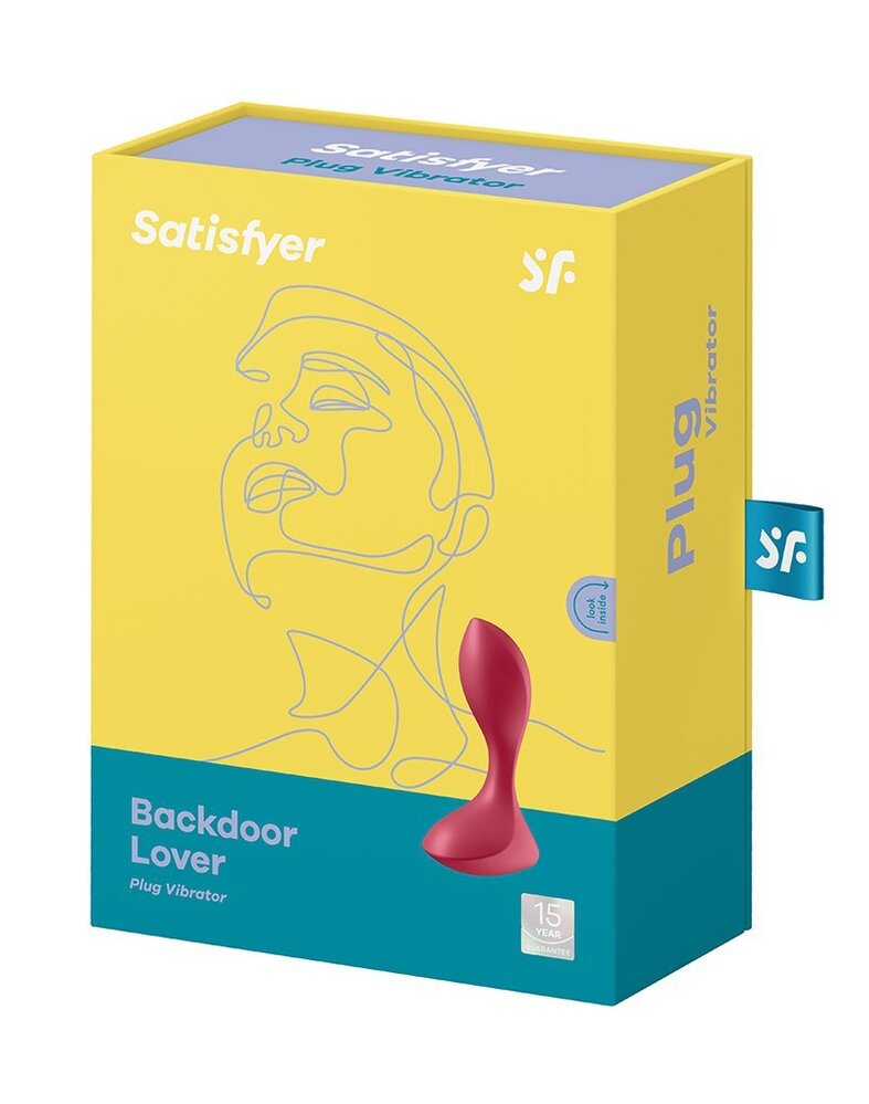 Satisfyer Satisfyer - Backdoor Lover - Anal Vibrator - Red