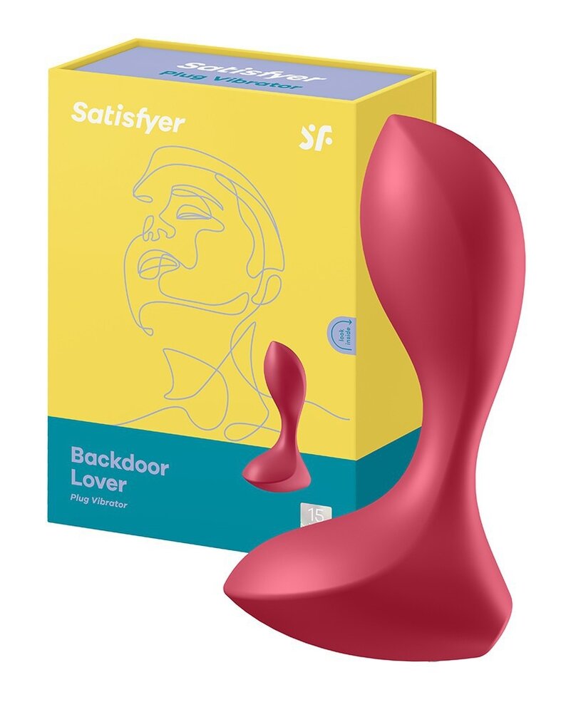 Satisfyer Backdoor Lover - Vibromasseur Anal - Rouge Satisfyer Backdoor Lover - Vibromasseur Anal - Rouge
