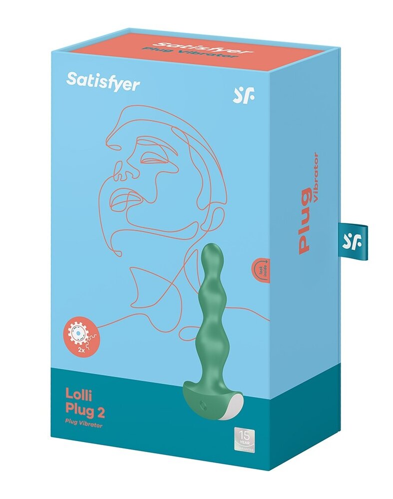 Satisfyer Satisfyer - Lolli Plug 2 - Vibrating Anal Plug - Green Satisfyer Satisfyer - Lolli Plug 2 - Vibrating Anal Plug - Green