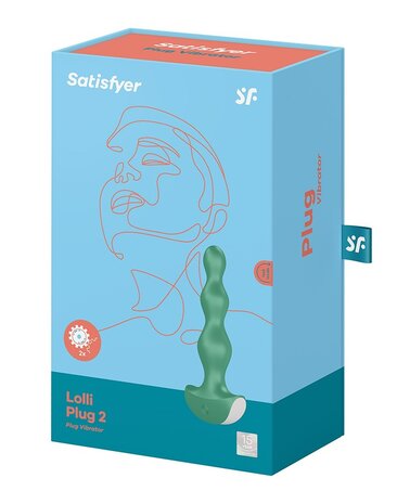 Satisfyer Satisfyer - Lolli Plug 2 - Plug anal vibrant - Vert